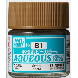 H-081 Flat Khaki (10ml) - Mr. Color for Tank Models, Japan ana Great Britain, WWII