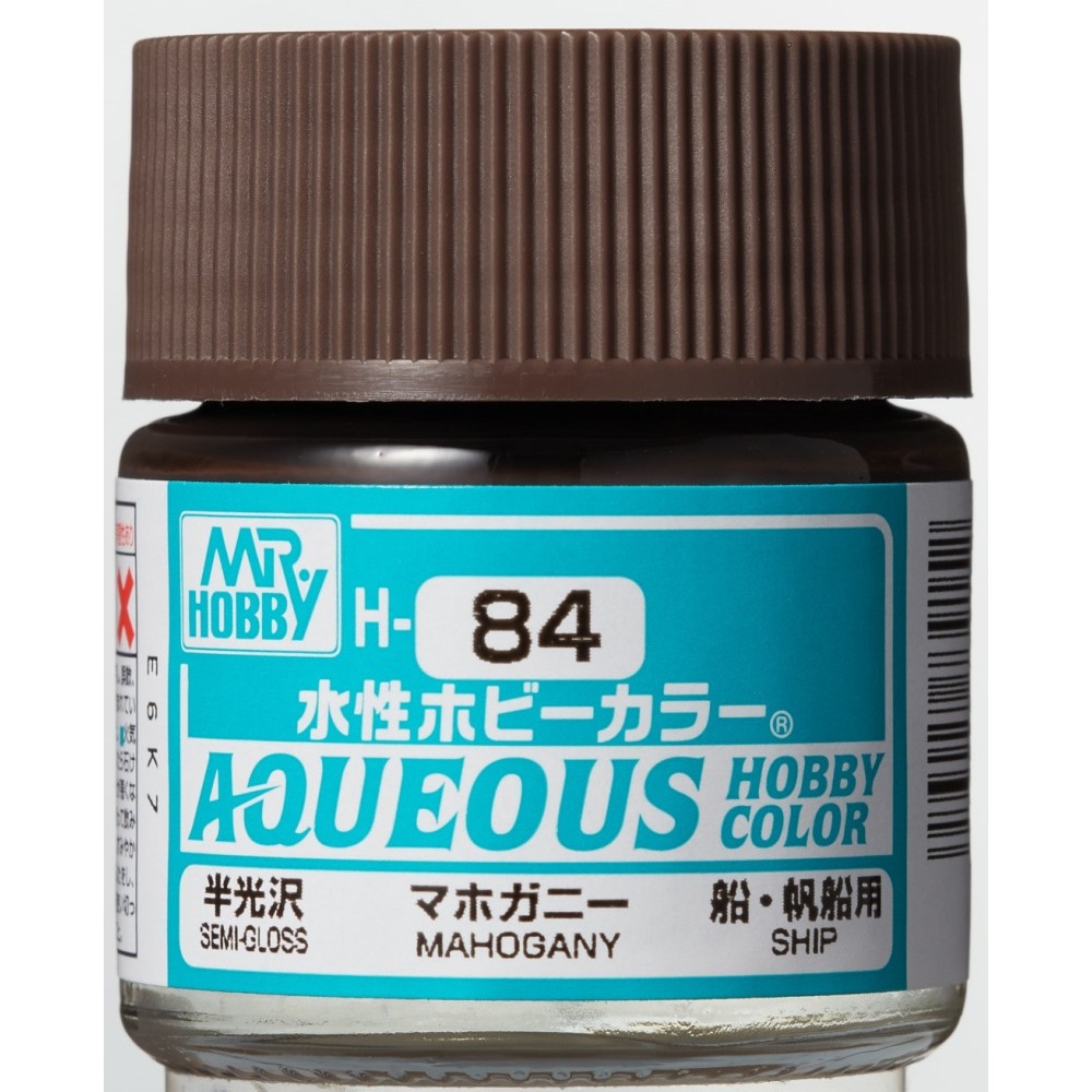 H-084 Semi-Gloss Mahogany (10ml) - Mr. Color for Worship Models