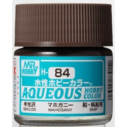 H-084 Semi-Gloss Mahogany (10ml) - Mr. Color for Worship Models