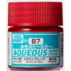 H-087 Metallic Red (10ml) - Mr. Color for Car Models