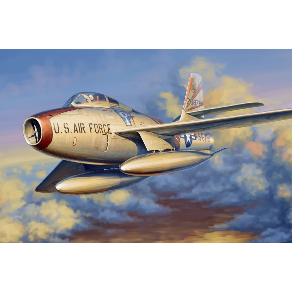 1:48 Американски изтребител Ф-84Ф (F-84F Thunderstreak) 1:48 Американски изтребител Ф-84Ф (F-84F Thunderstreak)