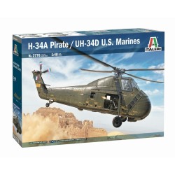 1:48 Военен хеликоптер H-34A "Pirate" / UH-34D Marines