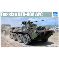 1:35 Руски бронетранспортьор БТР-80А АПК (Russian BTR-80A APC)