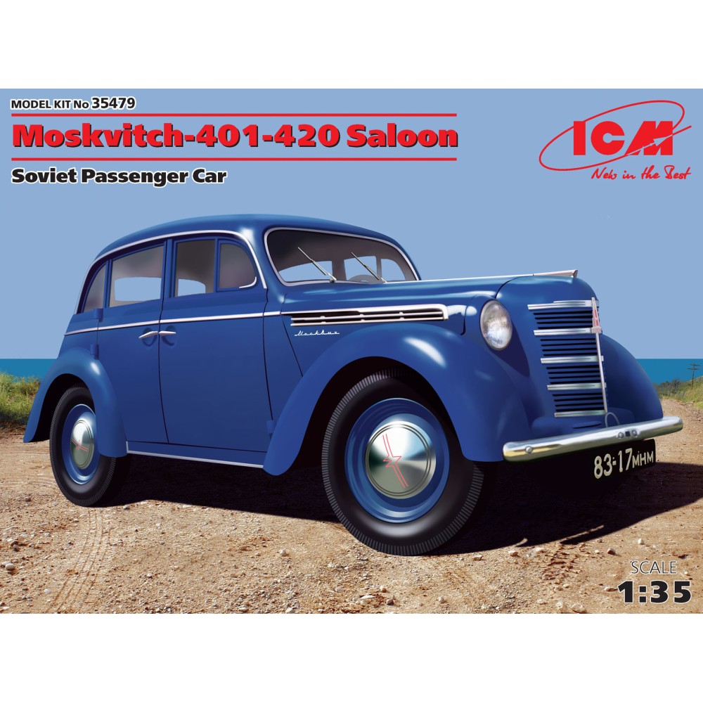 1:35 Съветски автомобил Москвич-401-420