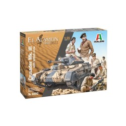 1:35 Британски танк с екипаж Кръстоносец Мк.III (Crusader Mk.III with British crew )