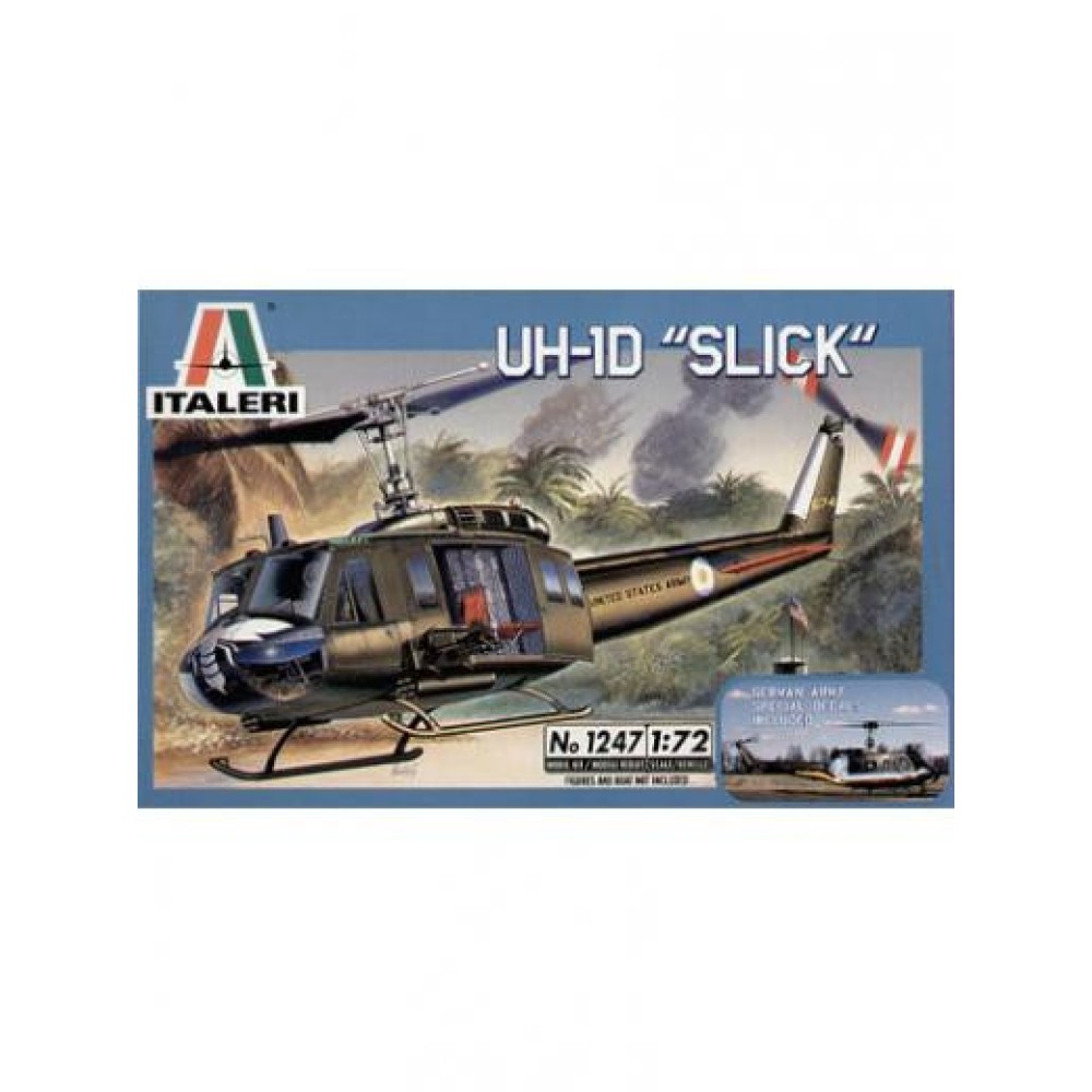 1:72 Американски военен хеликоптер УХ-1Д Слик (UH-1D SLICK) 1:72 Американски военен хеликоптер УХ-1Д Слик (UH-1D SLICK)