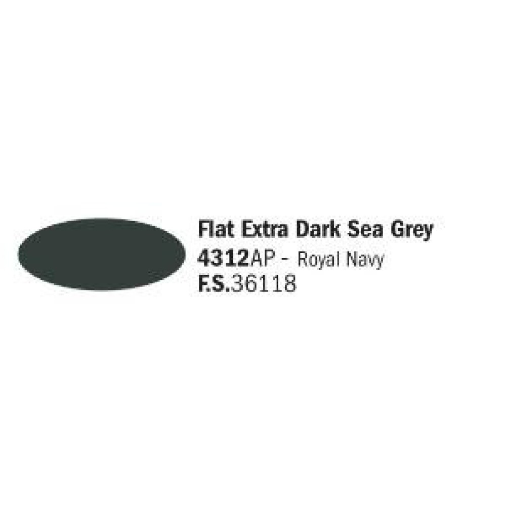 Flat Extra Dark  Sea Grey - Акрилна боя за моделизъм (20 ml)