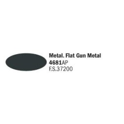 Flat Gun Metal - Акрилна боя за моделизъм (20 ml)