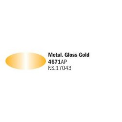 Metal Gloss Gold - Акрилна боя за моделизъм (20 ml)