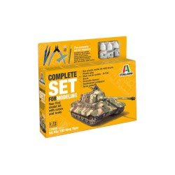 1:72 Германски танк Sd. Kfz. 182 King Tiger - Пълен комплект за моделиране - Стартов комплект за начинаещи