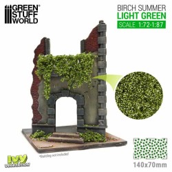 Листа от бръшлян - светлозелена бреза - малки (1:72-1:87)