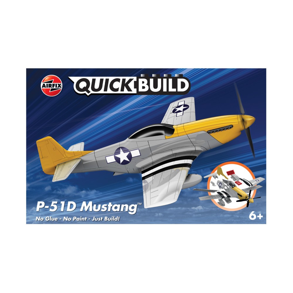 QUICKBUILD P-51D Mustang - Сглобка без лепило QUICKBUILD P-51D Mustang - Сглобка без лепило
