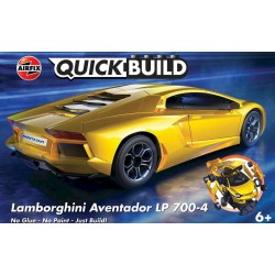 QUICKBUILD Lamborghini Aventador - Yellow - Сглобка без лепило
