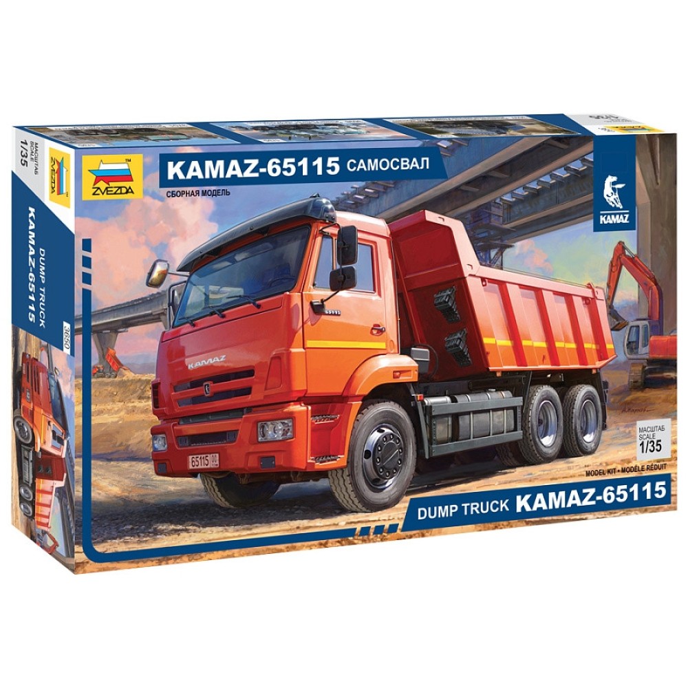 1:35 Самосвал КАМАЗ 65115 (KAMAZ 65115 Dump Truck) 1:35 Самосвал КАМАЗ 65115 (KAMAZ 65115 Dump Truck)