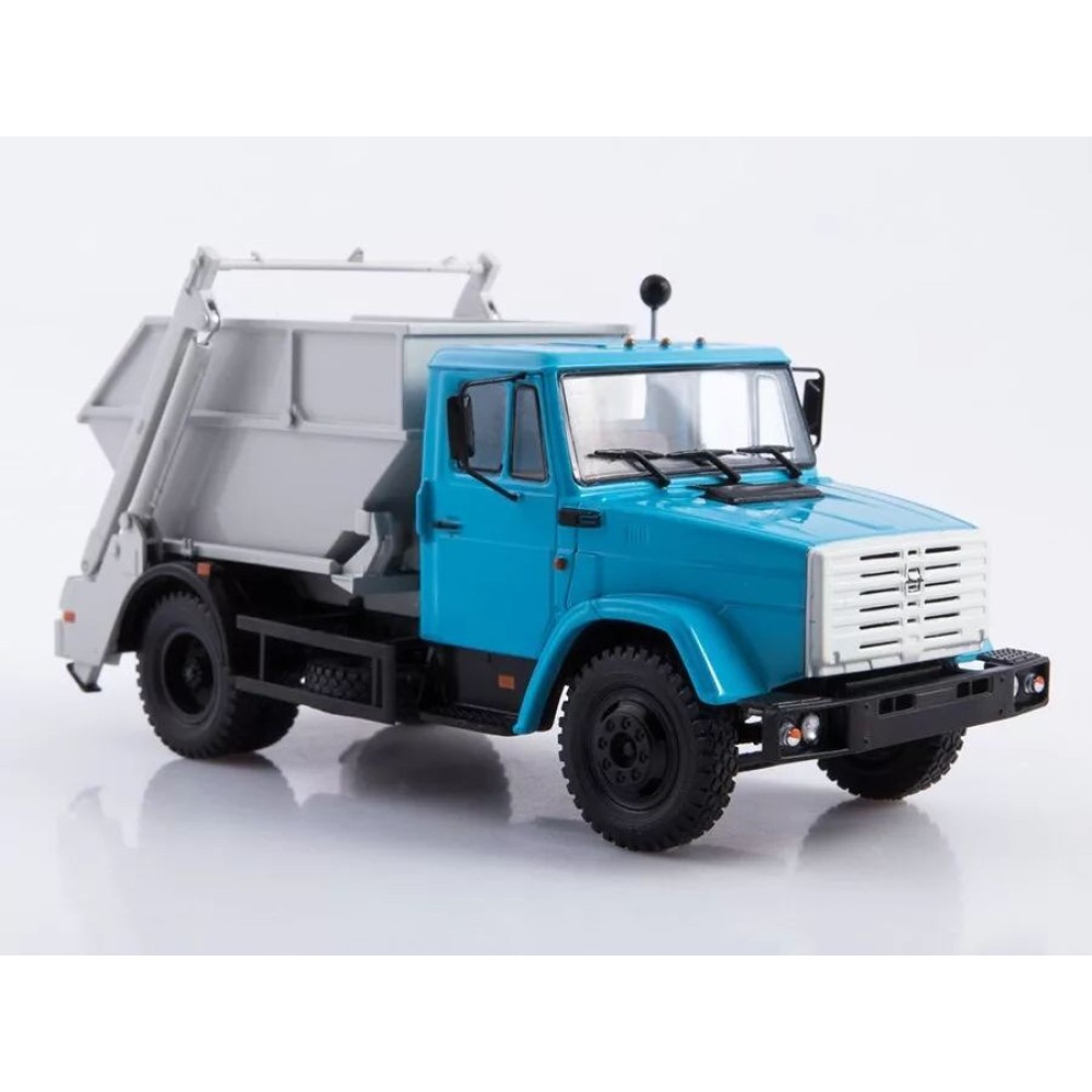 Garbage truck KO-450 (ZIL-4333) (blue - grey) Garbage truck KO-450 (ZIL-4333) (blue - grey)
