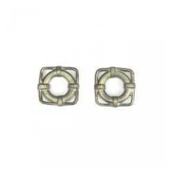 Спасителни пояси от метал 22x22 mm (2 бр.) за корабен моделизъм