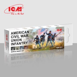 Комплект акрилни бои за Американската гражданска война (6x 12ml)