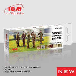 Комплект акрилни бои за японски пилоти от Втората световна война (6x 12ml)