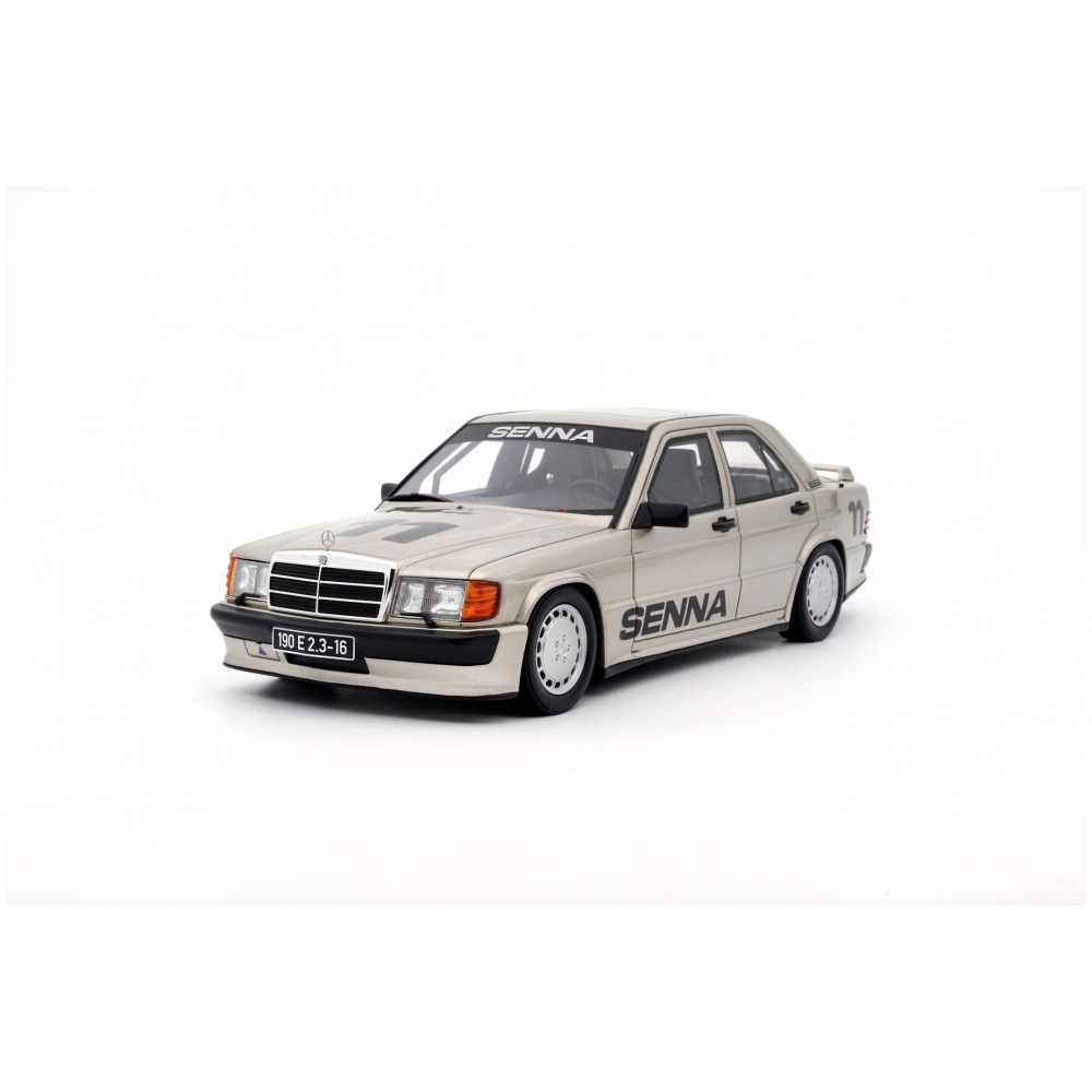 MERCEDES-BENZ 190E 2.3 16 W201 SILVER A. SENNA NURBURGRING CUP 1 MERCEDES-BENZ 190E 2.3 16 W201 SILVER A. SENNA NURBURGRING CUP 1