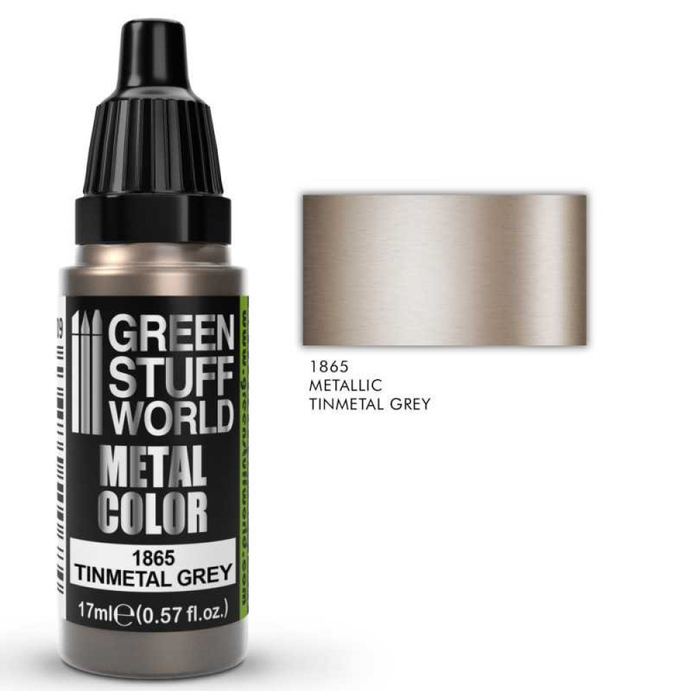 Акрилна метална боя - TINMETAL GREY (17ml) Акрилна метална боя - TINMETAL GREY (17ml)