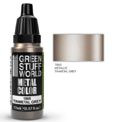 Акрилна метална боя - TINMETAL GREY (17ml)