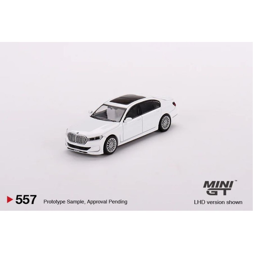 1:64 BMW Alpina B7 xDrive Alpine White (LHD) - MINI GT 1:64 BMW Alpina B7 xDrive Alpine White (LHD) - MINI GT