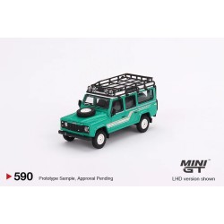 Land Rover Defender 110 1985 County Station Wagon Trident Green (LHD)