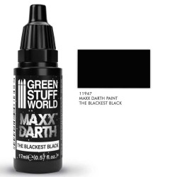 Maxx Darth Black Paint 17 ml - черна боя, поглъщаща светлината