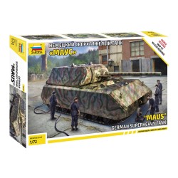 1:72 Германски свръхтежък танк МАУС (MAUS) - сглобка без лепило