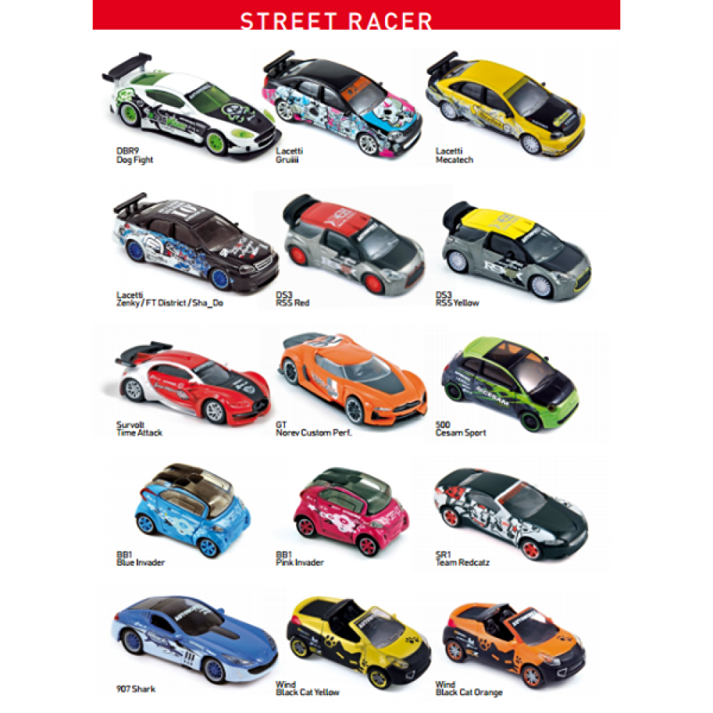 STREET RACER CARS NOREV DIE-CAST - 1 брой STREET RACER CARS NOREV DIE-CAST - 1 брой