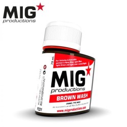 P221 Brown Wash (75 ml) - Смивка за сглобяем модел