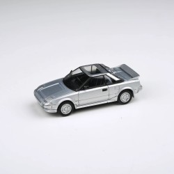 Toyota MR2 MKI 1985, silver with closed lights, LHD