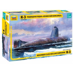 1:350 Руска ядрена подводница K-3