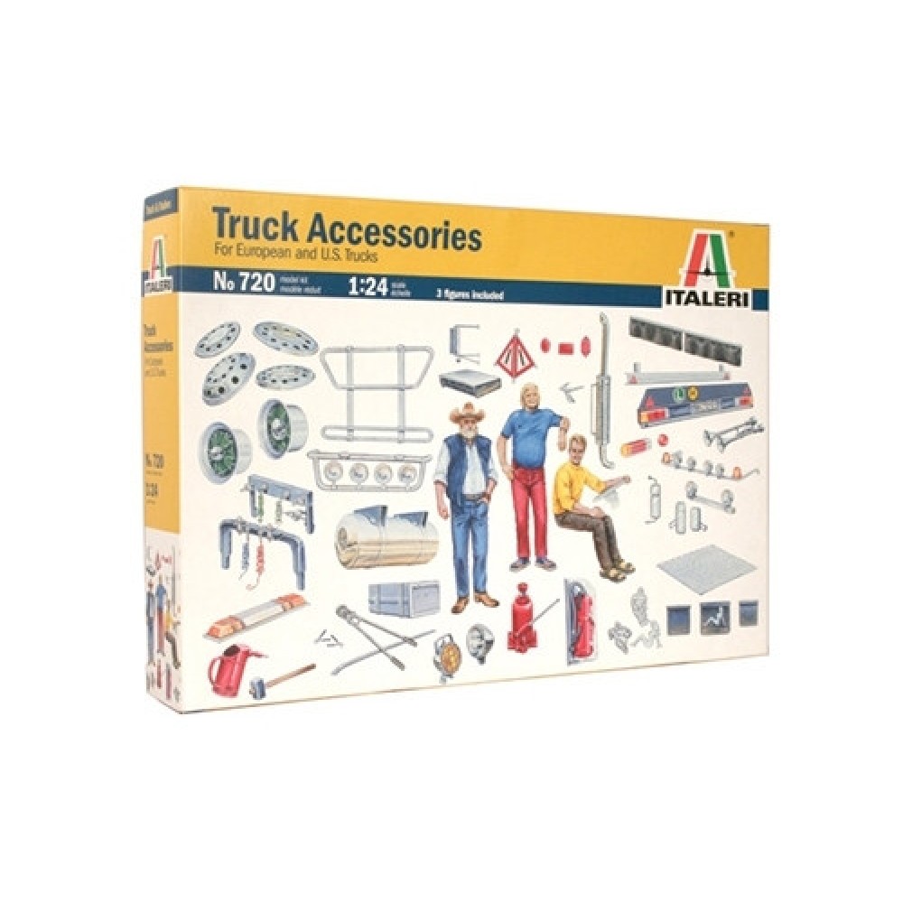 1:24 Аксесоари за европейски и американски камиони - комплект 1 (TRUCK ACCESSORIES I) 1:24 Аксесоари за европейски и американски камиони - комплект 1 (TRUCK ACCESSORIES I)