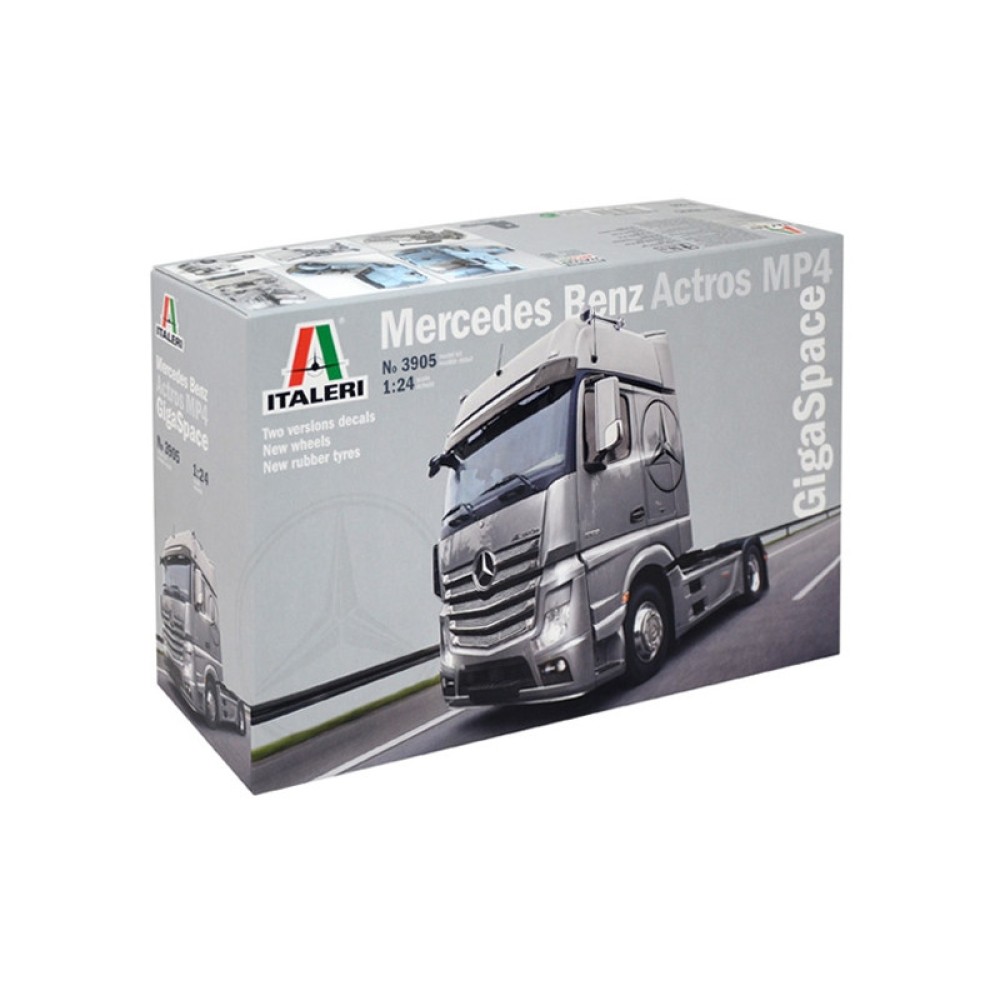 1:24 Камион влекач Мерцедес-Бенц Актрос Гигаспейс (MERCEDES-BENZ ACTROS GIGASPACE) 1:24 Камион влекач Мерцедес-Бенц Актрос Гигаспейс (MERCEDES-BENZ ACTROS GIGASPACE)