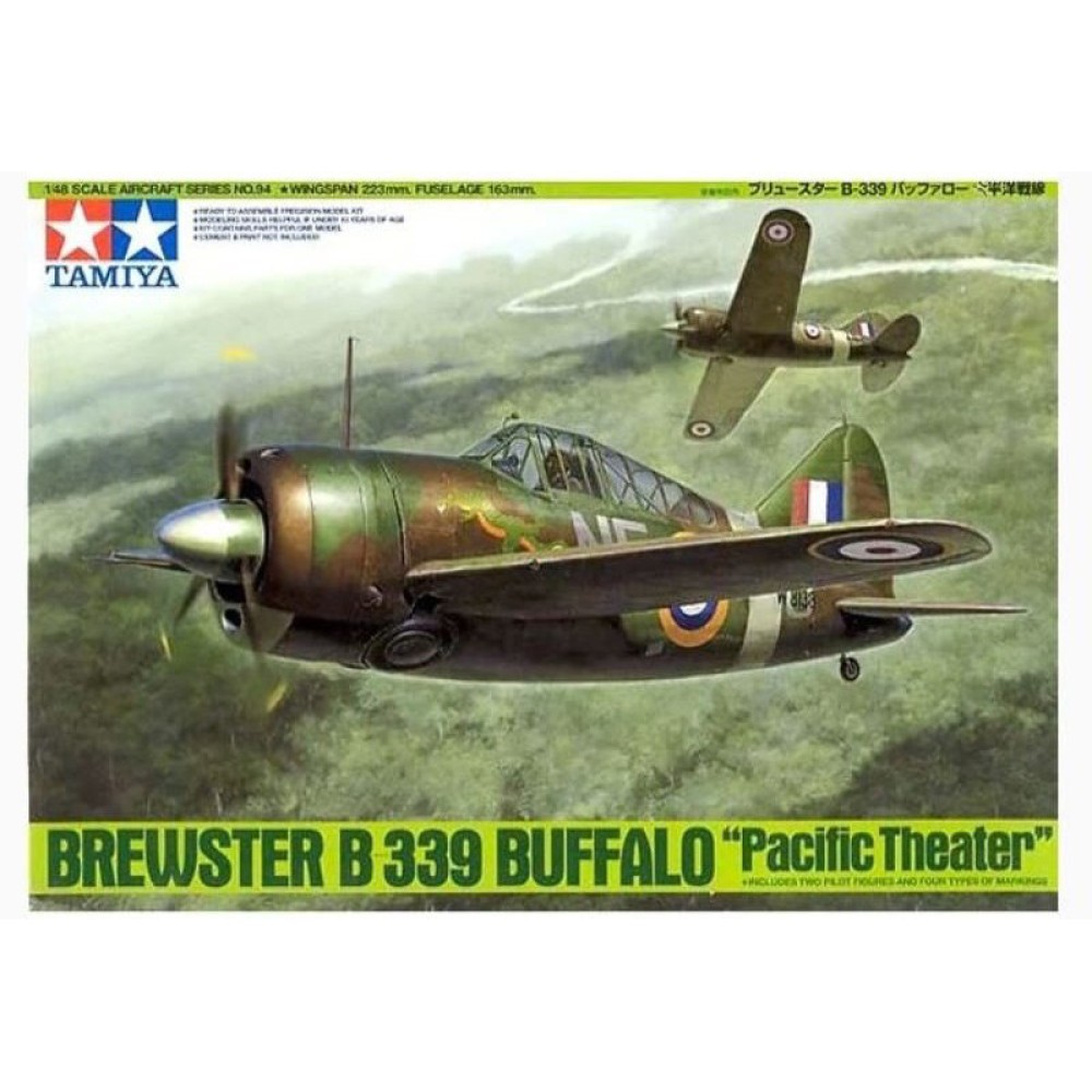 1:48 Палубен изтребител на САЩ Brewster B-339 Buffalo - 1:48 Палубен изтребител на САЩ Brewster B-339 Buffalo -