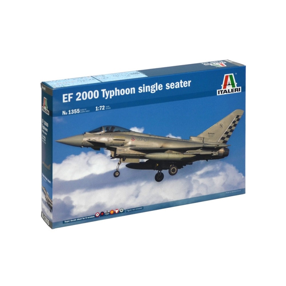 1:72 Европейски изтребител ЕФ-2000 Тайфун, едноместен (EF-2000 TYPHOON, one seater)