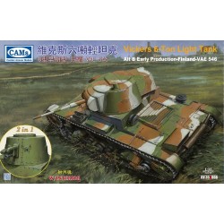 1:35 Лек танк Викерс 6-тонен Алт Б (Vickers 6-Ton Alt B), ранно производтсво, Финландия-ВАЕ (VAE) 546 с интериор, 2 в 1