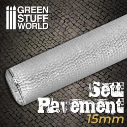 Валяк за моделизъм SETT PAVEMENT (15 mm, за мащаб 1:144, 1:100, 1:72)