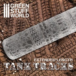 Валяк за моделизъм TANK TRACKS (дължина: 14.50 cm, диаметър: 2.5 cm, мащаб: 28-35 mm, отпечатък: 10 mm)
