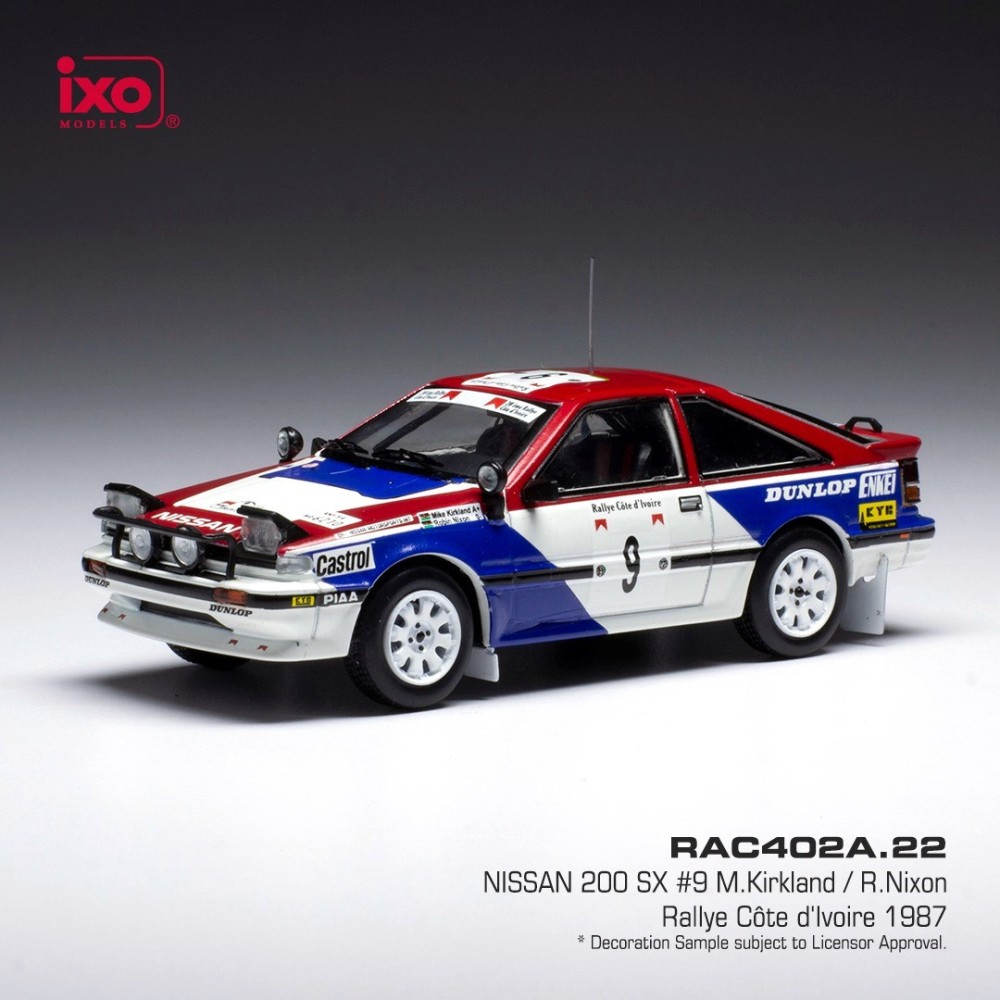 Nissan 200 SX - No.9 - Rallye Cote d Ivoire - H.Kirkland/R.NIxon - 1987 Nissan 200 SX - No.9 - Rallye Cote d Ivoire - H.Kirkland/R.NIxon - 1987