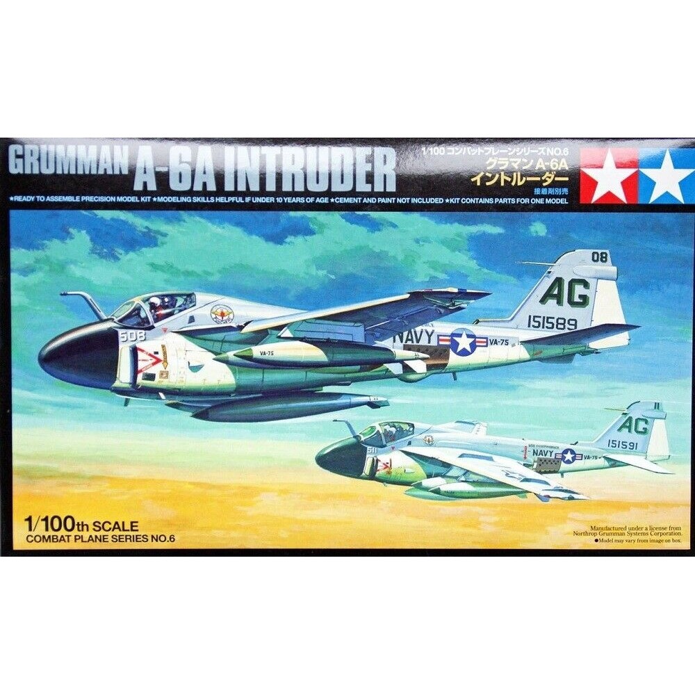 1:100 Американски изтребител Груман А-6 Интрюдър (Grumman A-6A Intruder, PA1012) 1:100 Американски изтребител Груман А-6 Интрюдър (Grumman A-6A Intruder, PA1012)