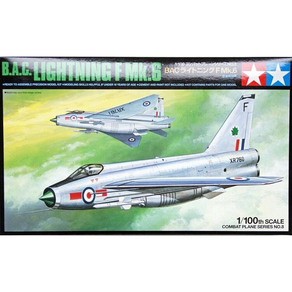 1:100 Британски изтребител-прехващач Б.А.К. Светкавица Ф Мк.6 (B.A.C. Lightning F.Mk.6)