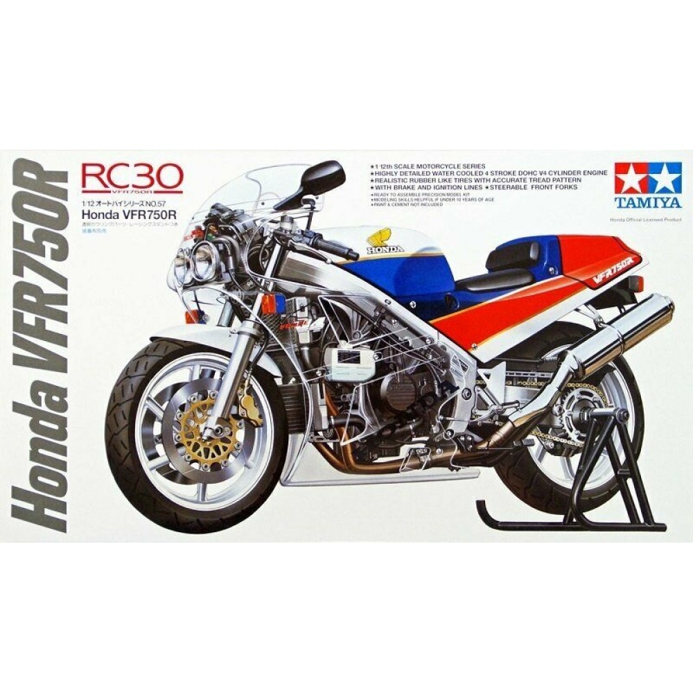 1:12 Мотоциклет Honda VFR750R RC30 1998 1:12 Мотоциклет Honda VFR750R RC30 1998