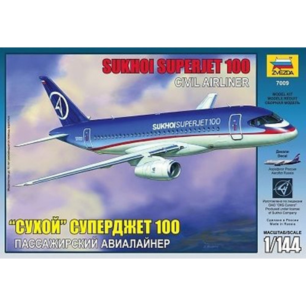 1:144 Граждански самолет Сухой Суперджет 100 (Sukhoi Superjet 100) 1:144 Граждански самолет Сухой Суперджет 100 (Sukhoi Superjet 100)