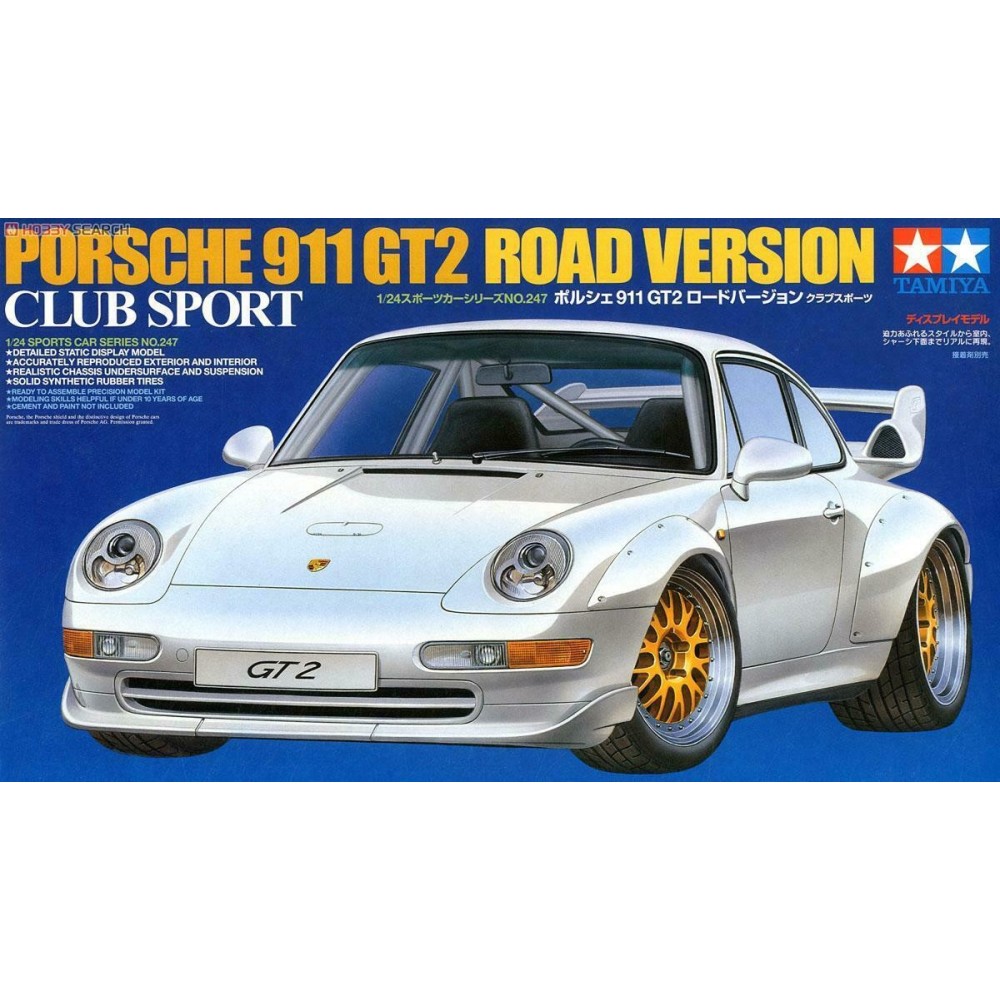 1:24 Автомобил Porsche 911 GT2 Road Version Club Sport 1:24 Автомобил Porsche 911 GT2 Road Version Club Sport