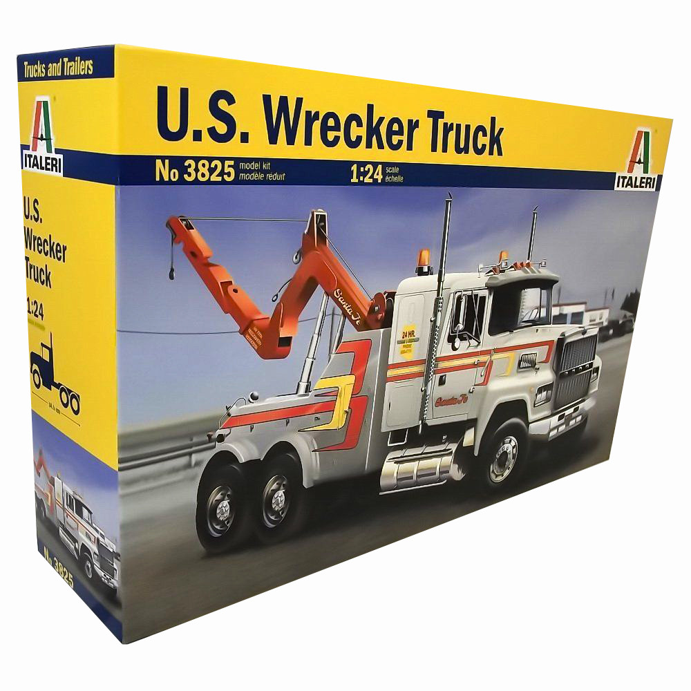 1:24 Ремонтен камион влекач US WRECKER TRUCK