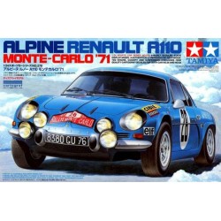1:24 Състезателен автомобил Renault Alpine A110 '71 - Monte Carlo