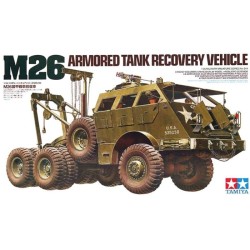 1:35 Американска ремонтно-евакуационна машина M26 (M26 Armored Tank Recovery Vehicle) - 6 фигури