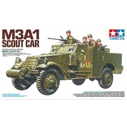 1:35 Американски брониран автомобил M3A1 - 5 фигури